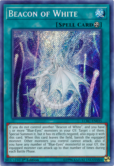 Beacon of White [LCKC-EN035] Secret Rare | Exor Games Truro