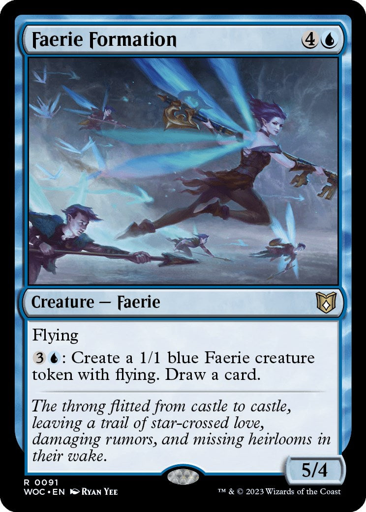 Faerie Formation [Wilds of Eldraine Commander] | Exor Games Truro
