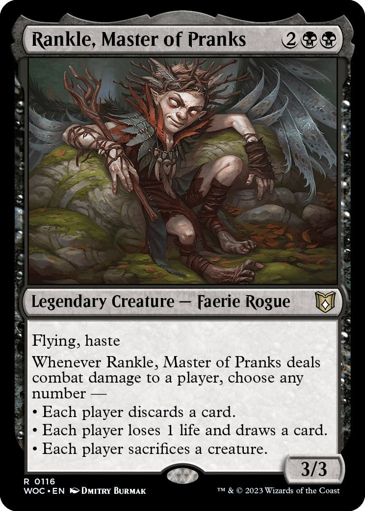 Rankle, Master of Pranks [Wilds of Eldraine Commander] | Exor Games Truro