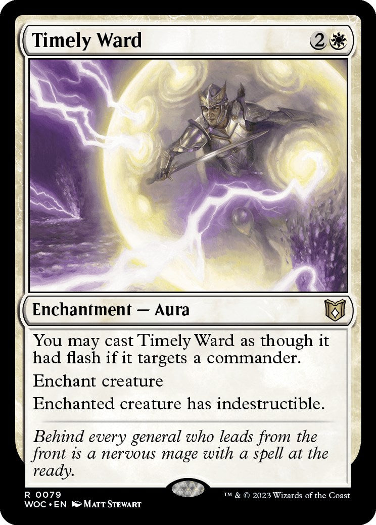Timely Ward [Wilds of Eldraine Commander] | Exor Games Truro
