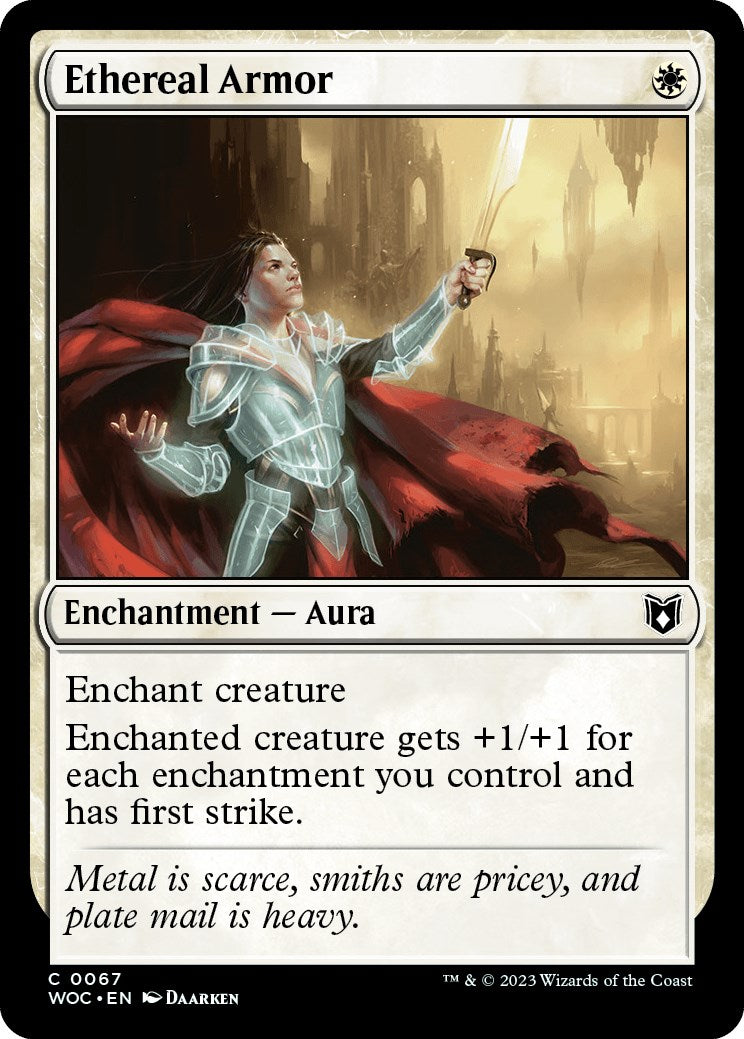Ethereal Armor [Wilds of Eldraine Commander] | Exor Games Truro