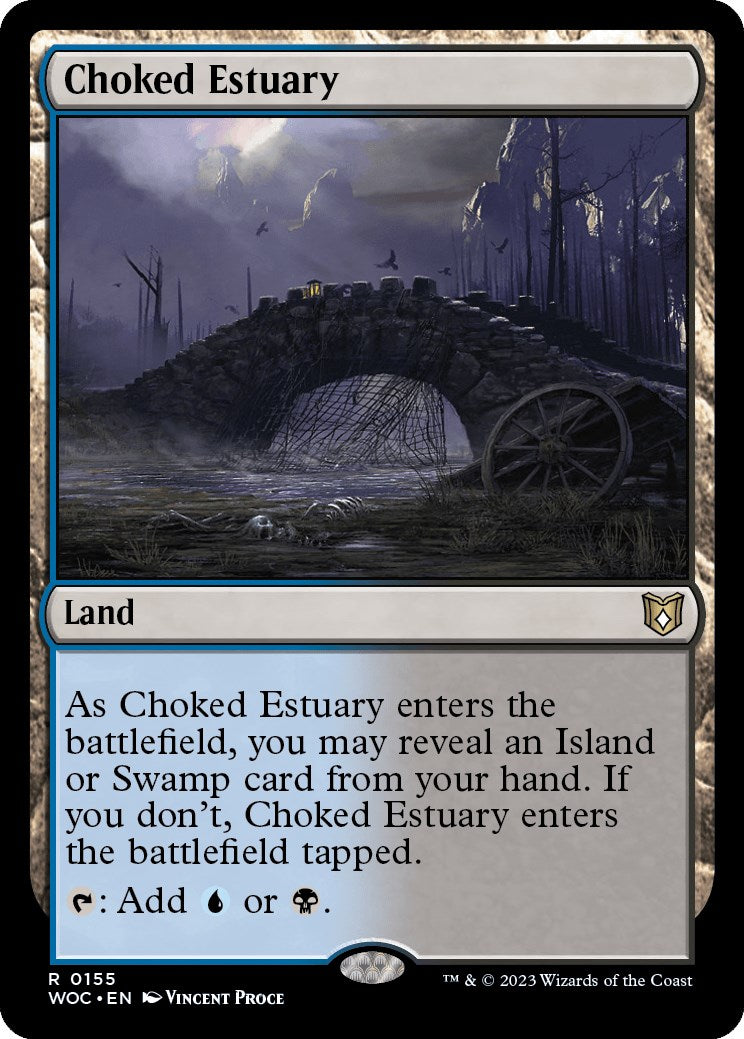 Choked Estuary [Wilds of Eldraine Commander] | Exor Games Truro