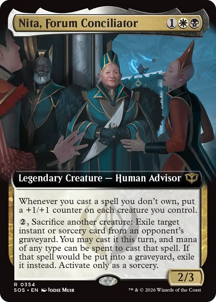 Nita, Forum Conciliator (Extended Art) [Secrets of Strixhaven] | Exor Games Truro