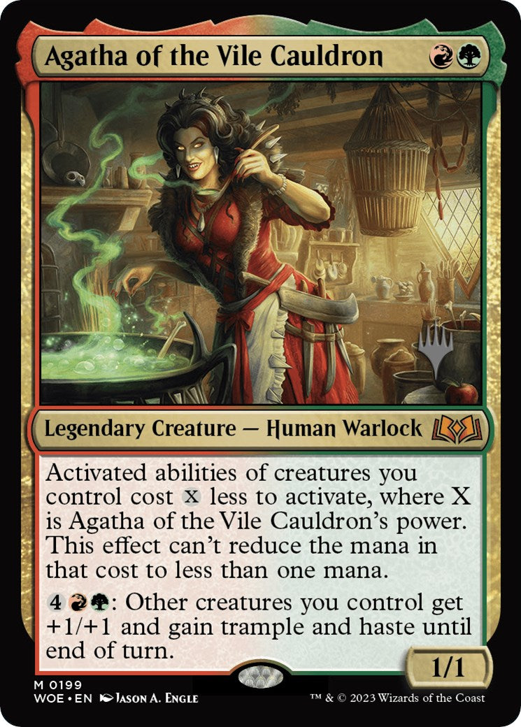 Agatha of the Vile Cauldron (Promo Pack) [Wilds of Eldraine Promos] | Exor Games Truro