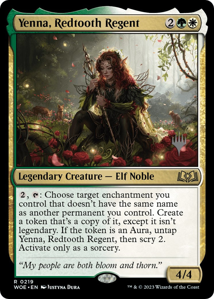 Yenna, Redtooth Regent (Promo Pack) [Wilds of Eldraine Promos] | Exor Games Truro