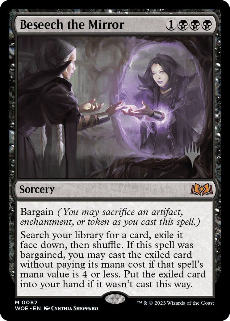 Beseech the Mirror (Promo Pack) [Wilds of Eldraine Promos] | Exor Games Truro