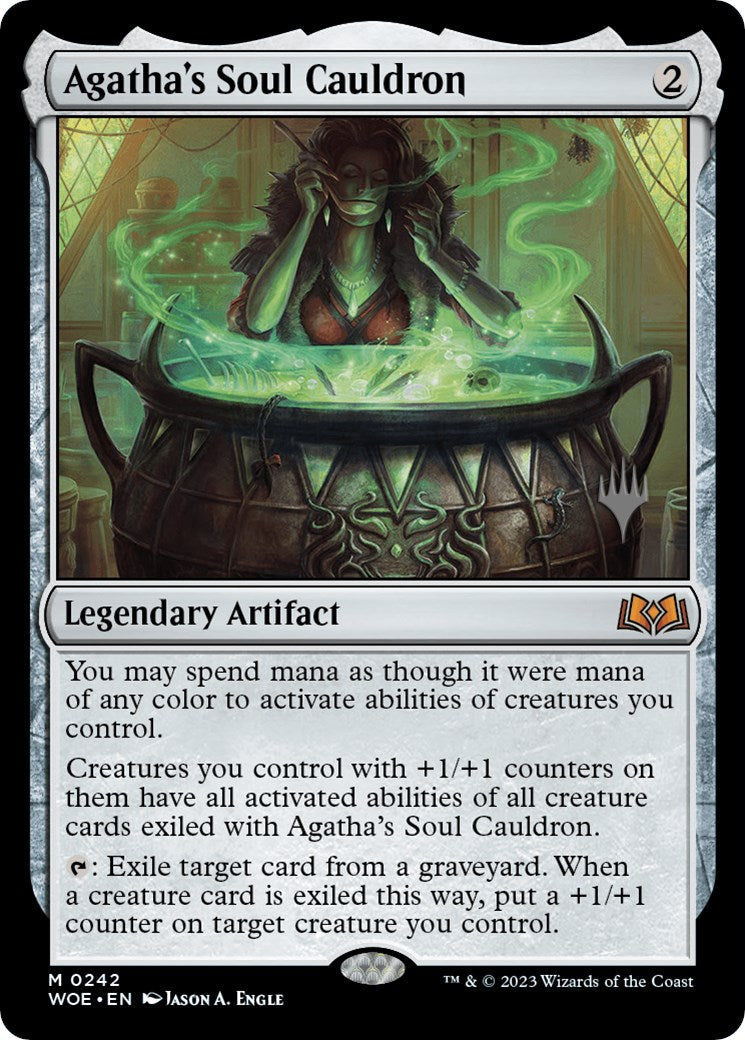Agatha's Soul Cauldron (Promo Pack) [Wilds of Eldraine Promos] | Exor Games Truro