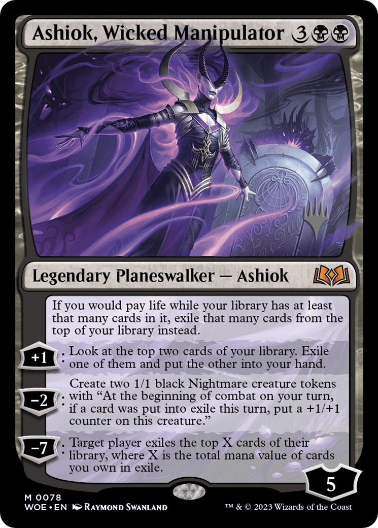 Ashiok, Wicked Manipulator (Promo Pack) [Wilds of Eldraine Promos] | Exor Games Truro