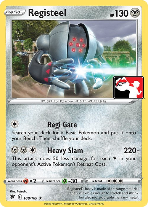 Registeel (108/189) [Prize Pack Series Three] | Exor Games Truro