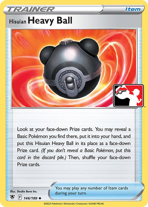 Hisuian Heavy Ball (146/189) [Prize Pack Series Three] | Exor Games Truro