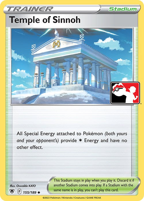 Temple of Sinnoh (155/189) [Prize Pack Series Three] | Exor Games Truro