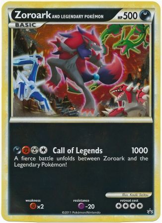 Zoroark and Legendary Pokemon (Jumbo Card) [Miscellaneous Cards] | Exor Games Truro