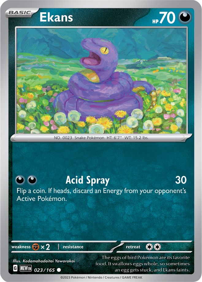 Ekans (023/165) [Scarlet & Violet: 151] | Exor Games Truro