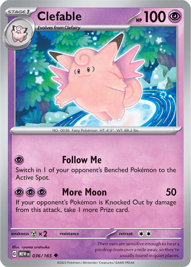 Clefable (036/165) [Scarlet & Violet: 151] | Exor Games Truro