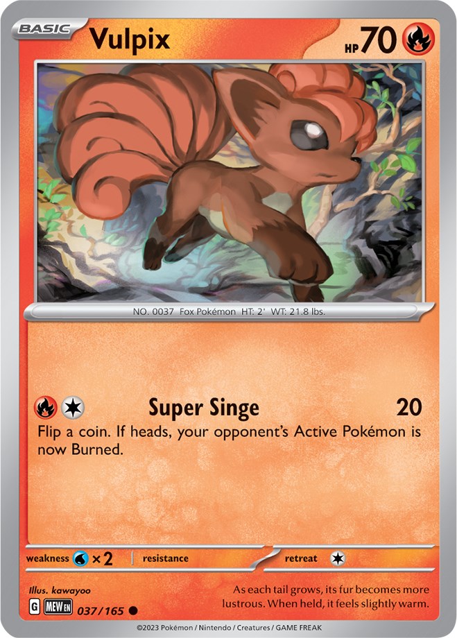 Vulpix (037/165) [Scarlet & Violet: 151] | Exor Games Truro