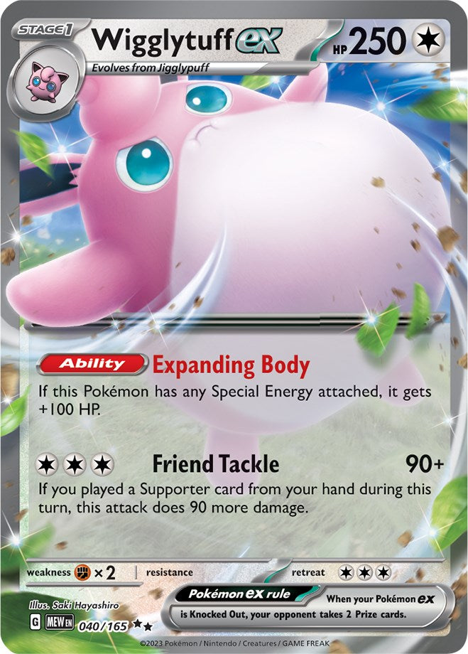 Wigglytuff ex (040/165) [Scarlet & Violet 151] | Exor Games Truro