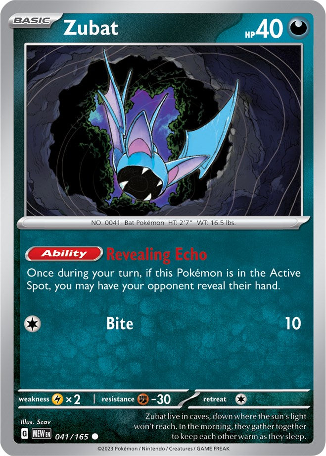 Zubat (041/165) [Scarlet & Violet 151] | Exor Games Truro