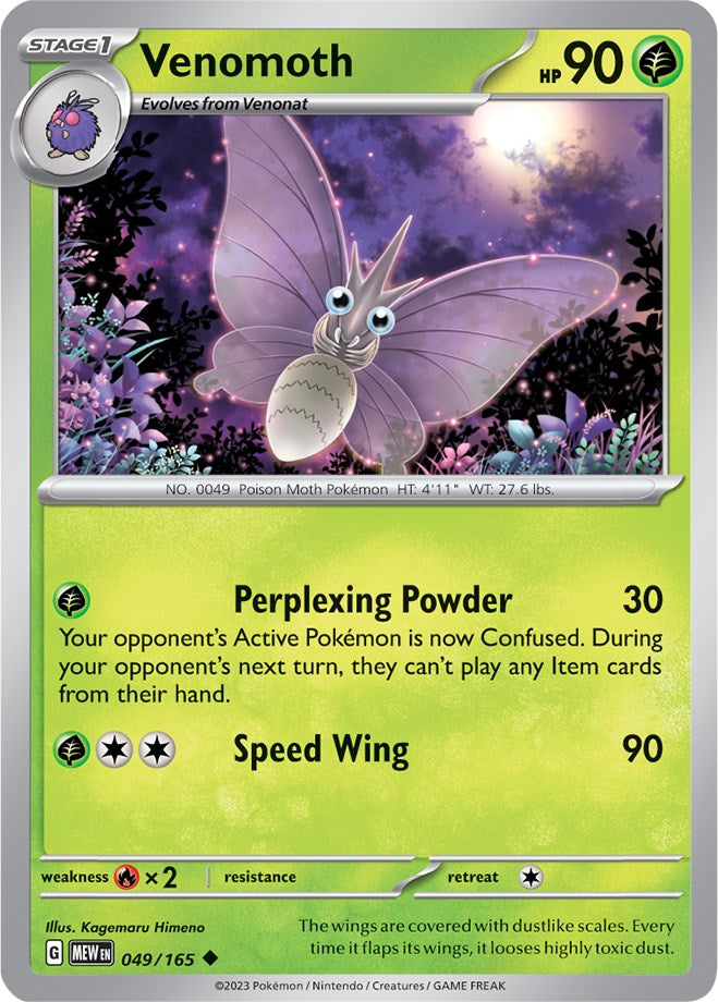 Venomoth (049/165) [Scarlet & Violet: 151] | Exor Games Truro