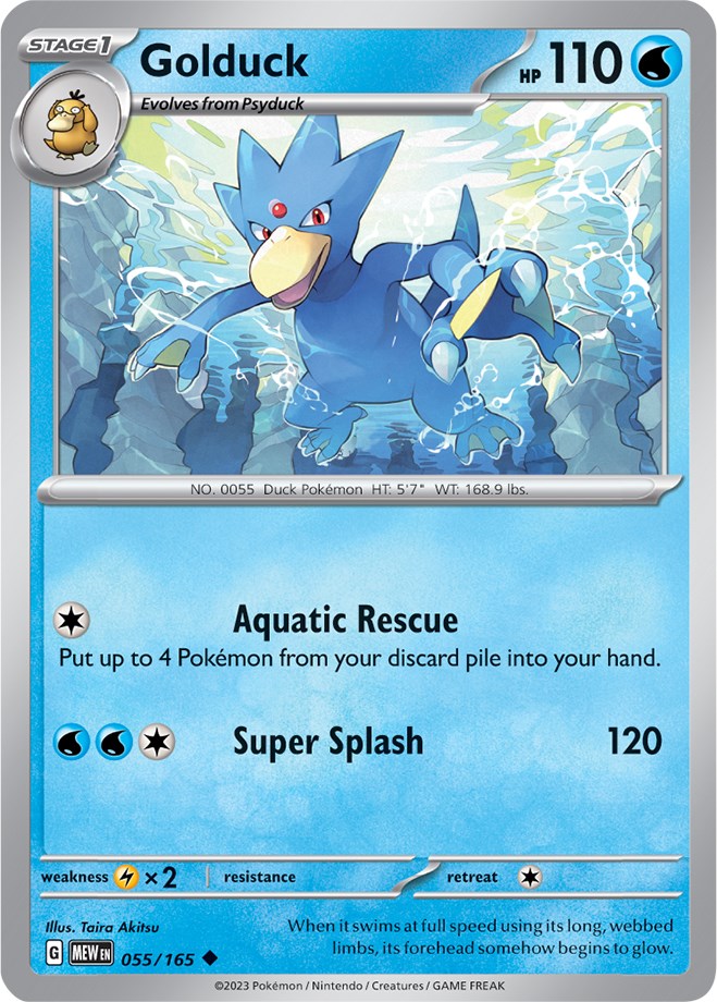 Golduck (055/165) [Scarlet & Violet: 151] | Exor Games Truro