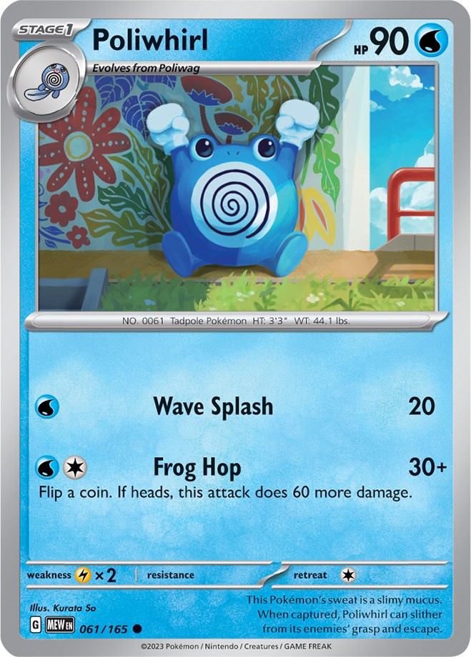 Poliwhirl (061/165) [Scarlet & Violet: 151] | Exor Games Truro