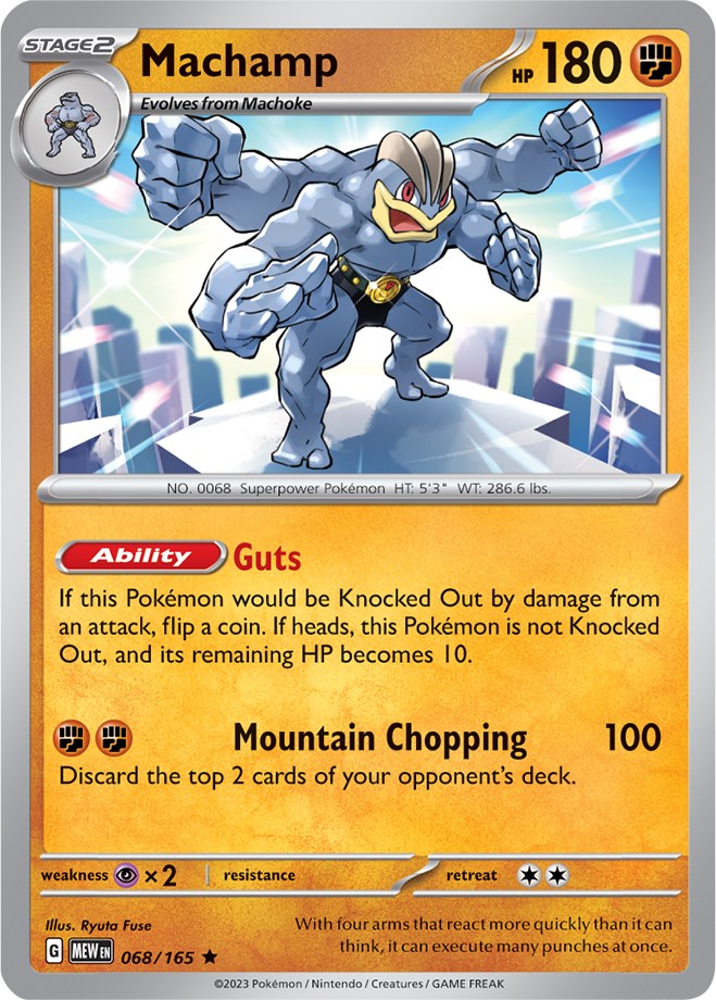 Machamp (068/165) [Scarlet & Violet 151] | Exor Games Truro