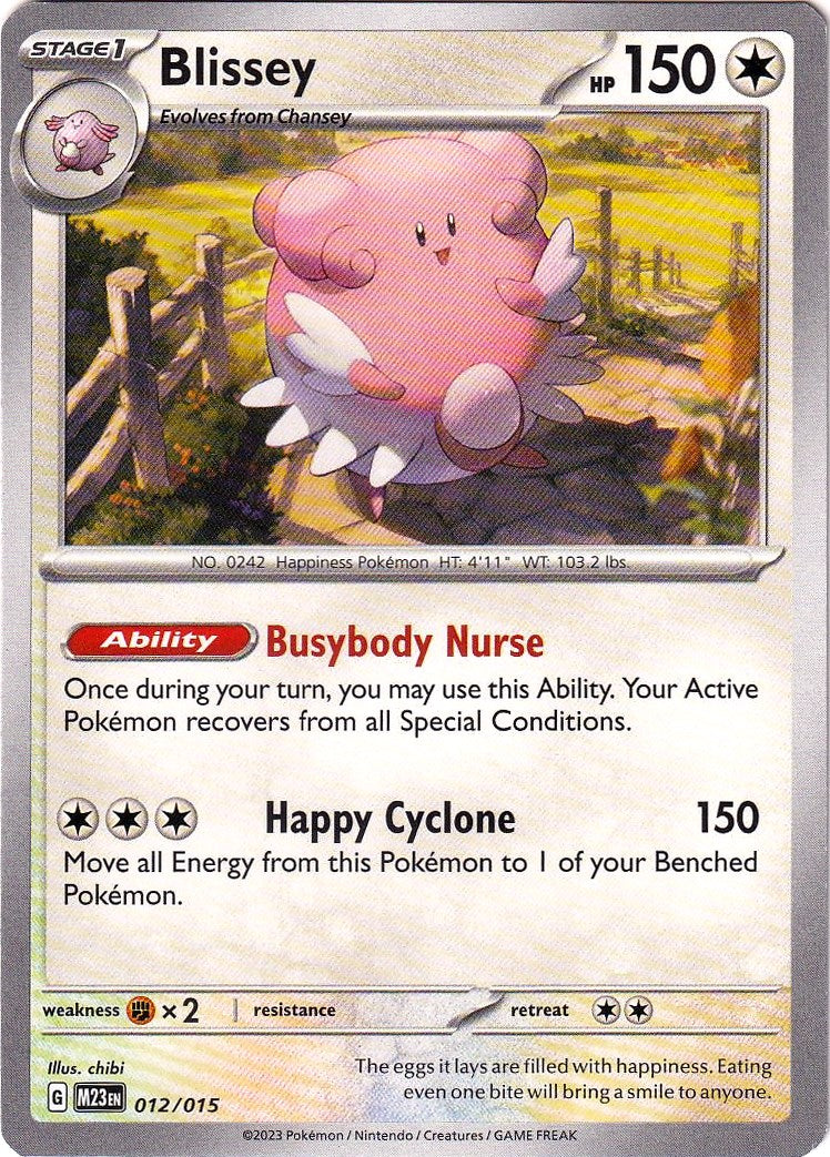 Blissey (012/015) [McDonald's Promos: 2023 Collection] | Exor Games Truro