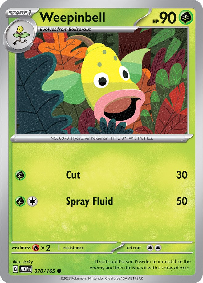 Weepinbell (070/165) [Scarlet & Violet 151] | Exor Games Truro