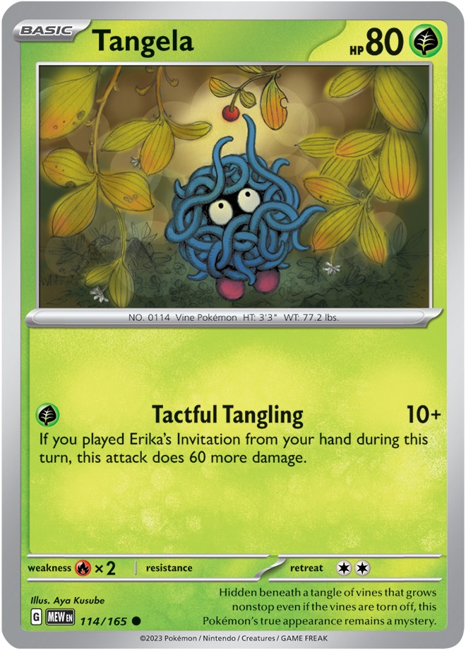 Tangela (114/165) [Scarlet & Violet: 151] | Exor Games Truro