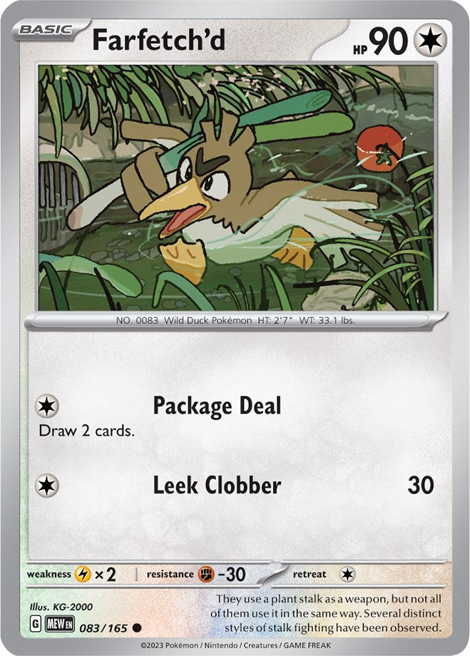 Farfetch'd (083/165) [Scarlet & Violet: 151] | Exor Games Truro