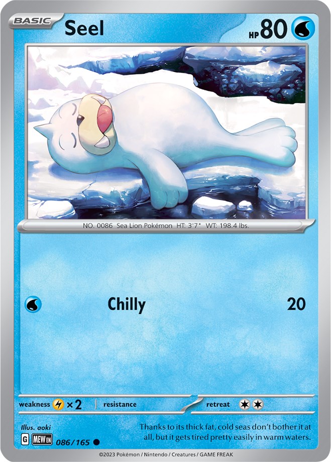 Seel (086/165) [Scarlet & Violet: 151] | Exor Games Truro