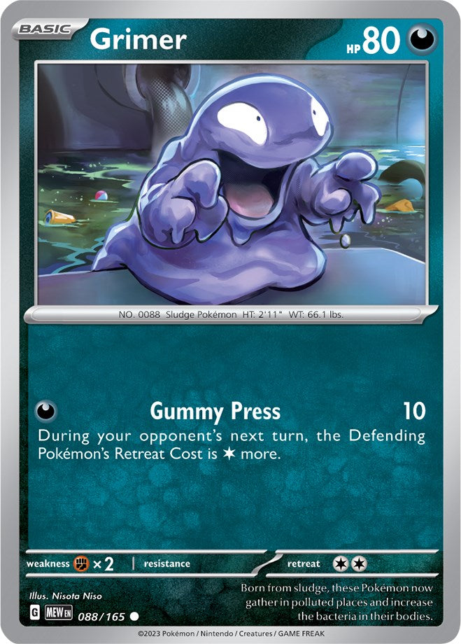 Grimer (088/165) [Scarlet & Violet: 151] | Exor Games Truro