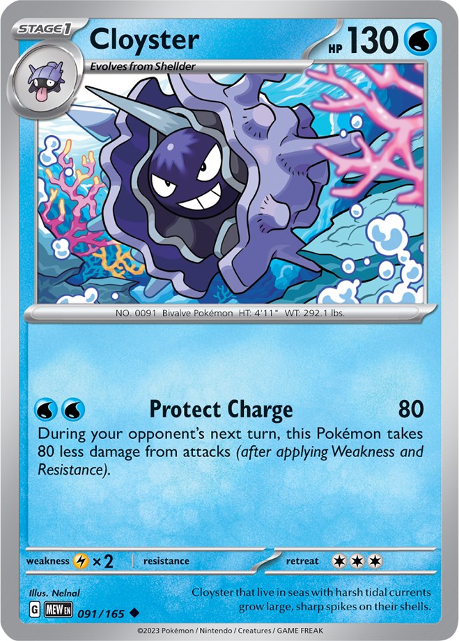 Cloyster (091/165) [Scarlet & Violet: 151] | Exor Games Truro