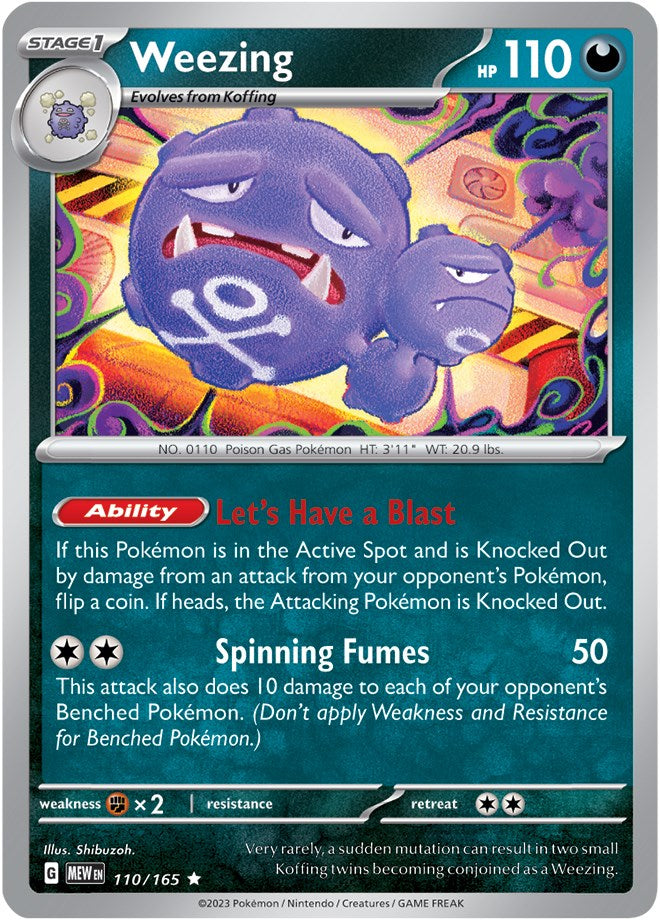 Weezing (110/165) [Scarlet & Violet: 151] | Exor Games Truro