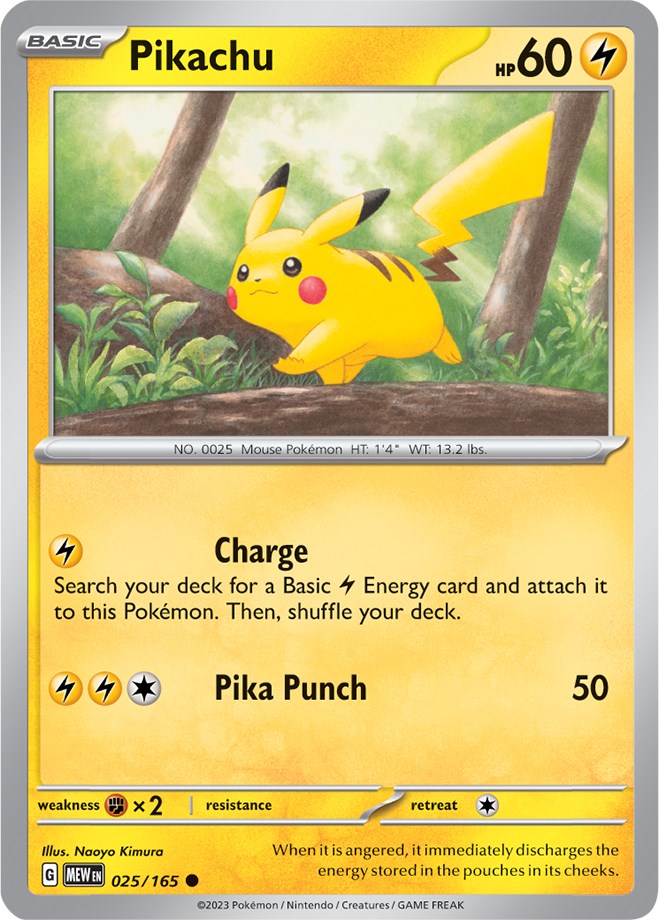 Pikachu (025/165) [Scarlet & Violet 151] | Exor Games Truro