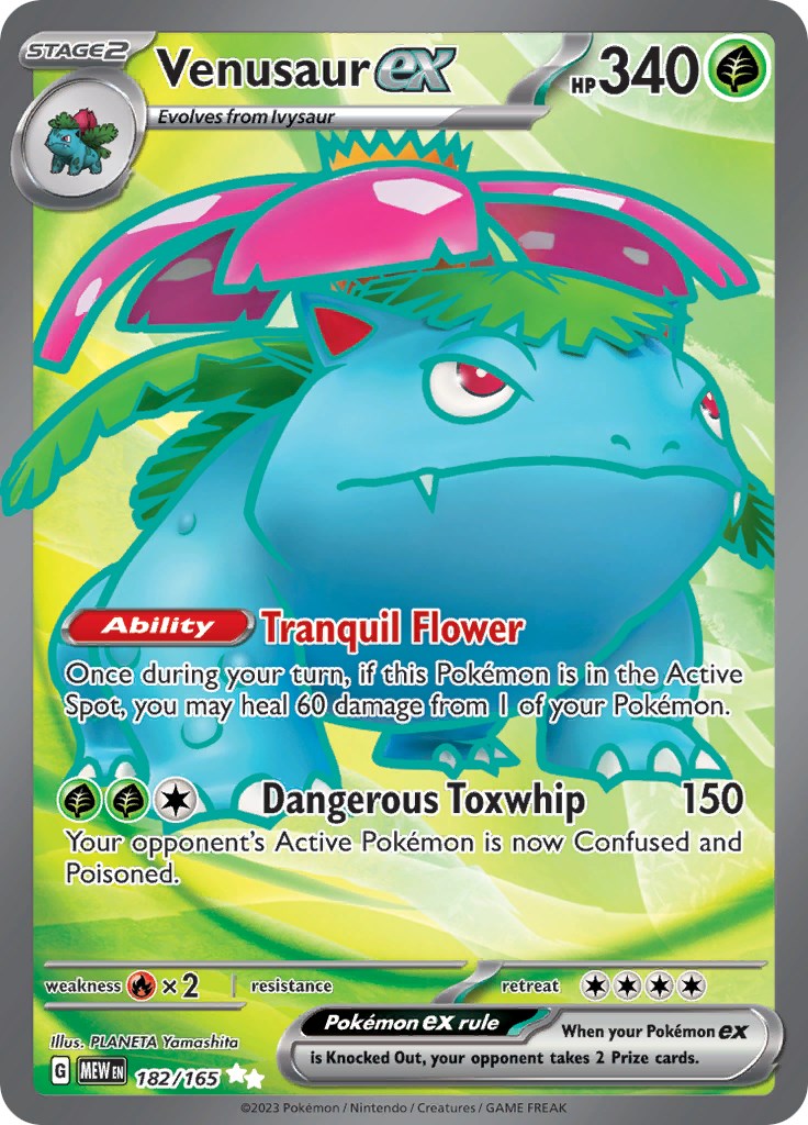 Venusaur ex (182/165) [Scarlet & Violet: 151] | Exor Games Truro