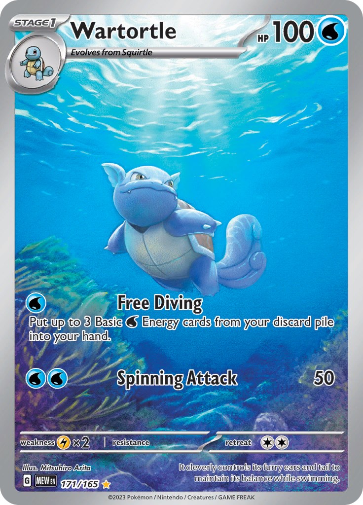 Wartortle (171/165) [Scarlet & Violet: 151] | Exor Games Truro