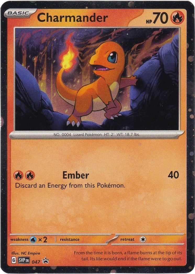 Charmander (047) (Cosmos Holo) [Scarlet & Violet: Black Star Promos] | Exor Games Truro