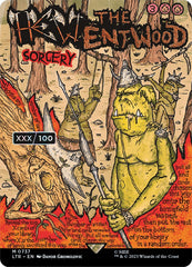 Hew the Entwood (Borderless Poster) (Serialized) [The Lord of the Rings: Tales of Middle-Earth] | Exor Games Truro