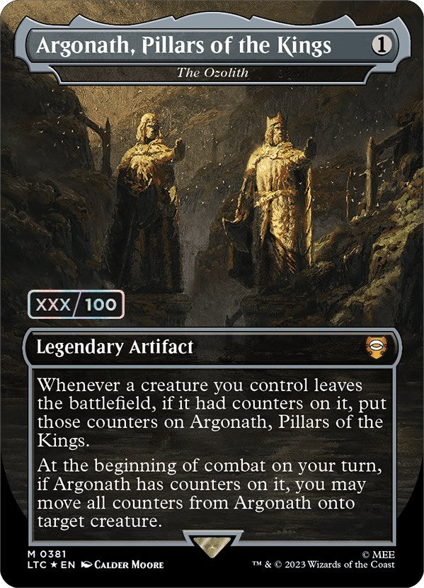 Argonath, Pillars of the Kings - The Ozolith (Serialized) [The Lord of the Rings: Tales of Middle-Earth Commander] | Exor Games Truro