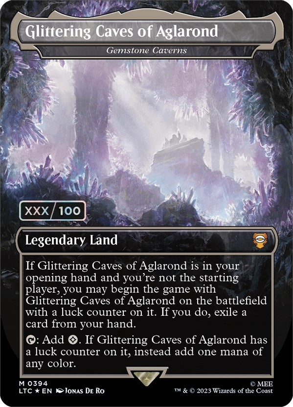 Glittering Caves of Aglarond - Gemstone Caverns (Serialized) [The Lord of the Rings: Tales of Middle-Earth Commander] | Exor Games Truro