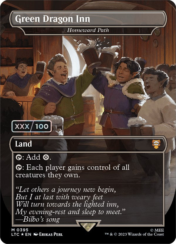 Green Dragon Inn - Homeward Path (Serialized) [The Lord of the Rings: Tales of Middle-Earth Commander] | Exor Games Truro