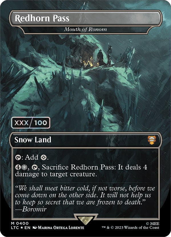 Redhorn Pass - Mouth of Ronom (Serialized) [The Lord of the Rings: Tales of Middle-Earth Commander] | Exor Games Truro