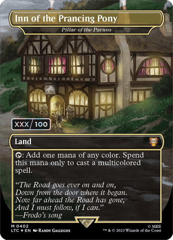 Inn of the Prancing Pony - Pillar of the Paruns (Serialized) [The Lord of the Rings: Tales of Middle-Earth Commander] | Exor Games Truro