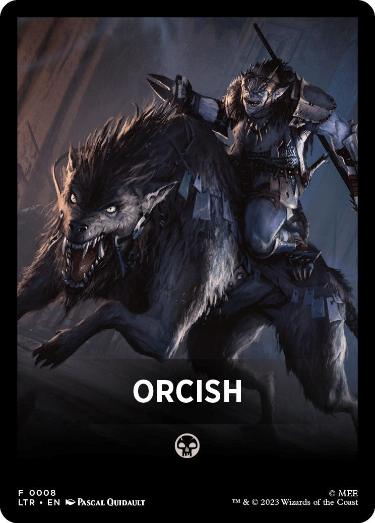 Orcish Theme Card [The Lord of the Rings: Tales of Middle-Earth] | Exor Games Truro