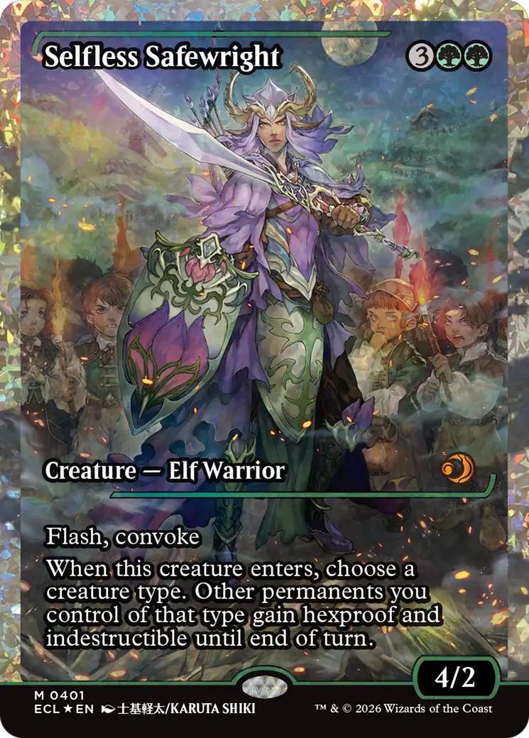 Selfless Safewright (Showcase) (Fracture Foil) [Lorwyn Eclipsed] | Exor Games Truro