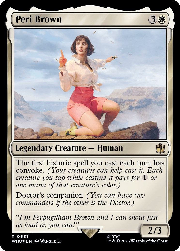 Peri Brown (Surge Foil) [Doctor Who] | Exor Games Truro