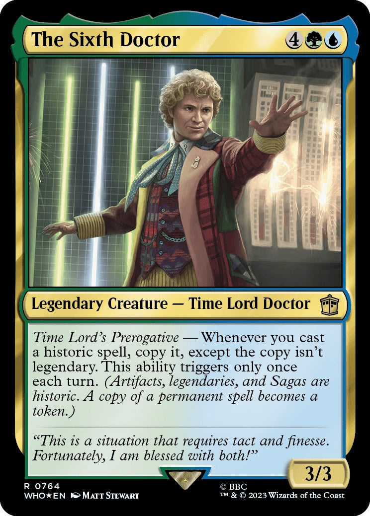 The Sixth Doctor (Surge Foil) [Doctor Who] | Exor Games Truro