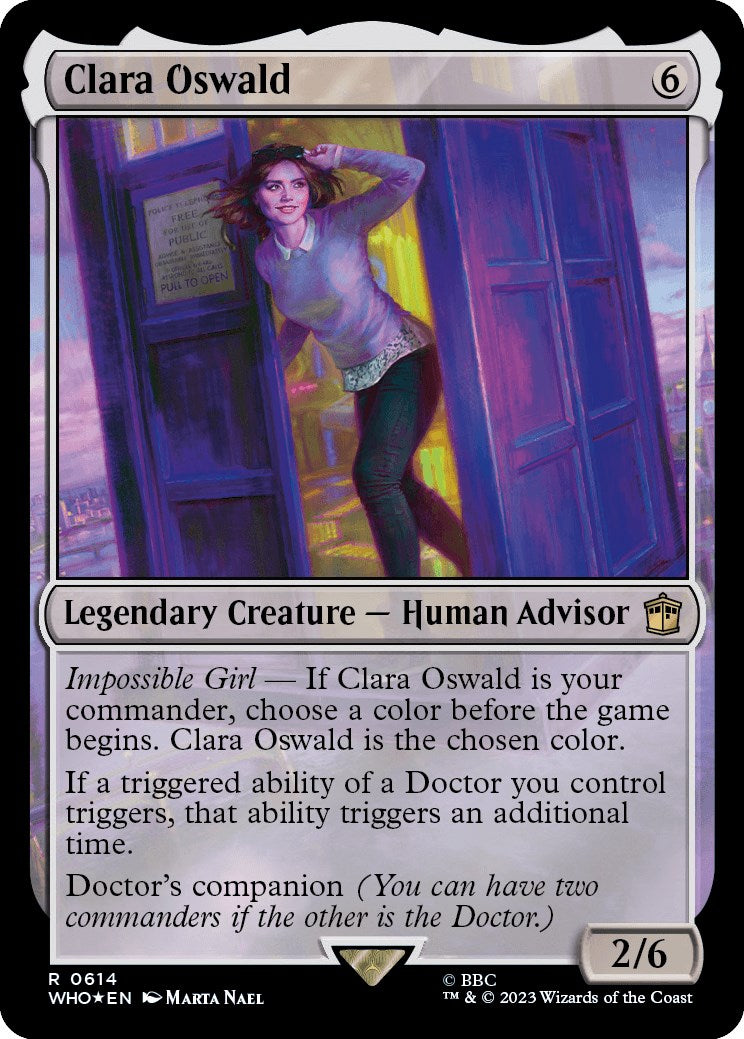 Clara Oswald (Surge Foil) [Doctor Who] | Exor Games Truro
