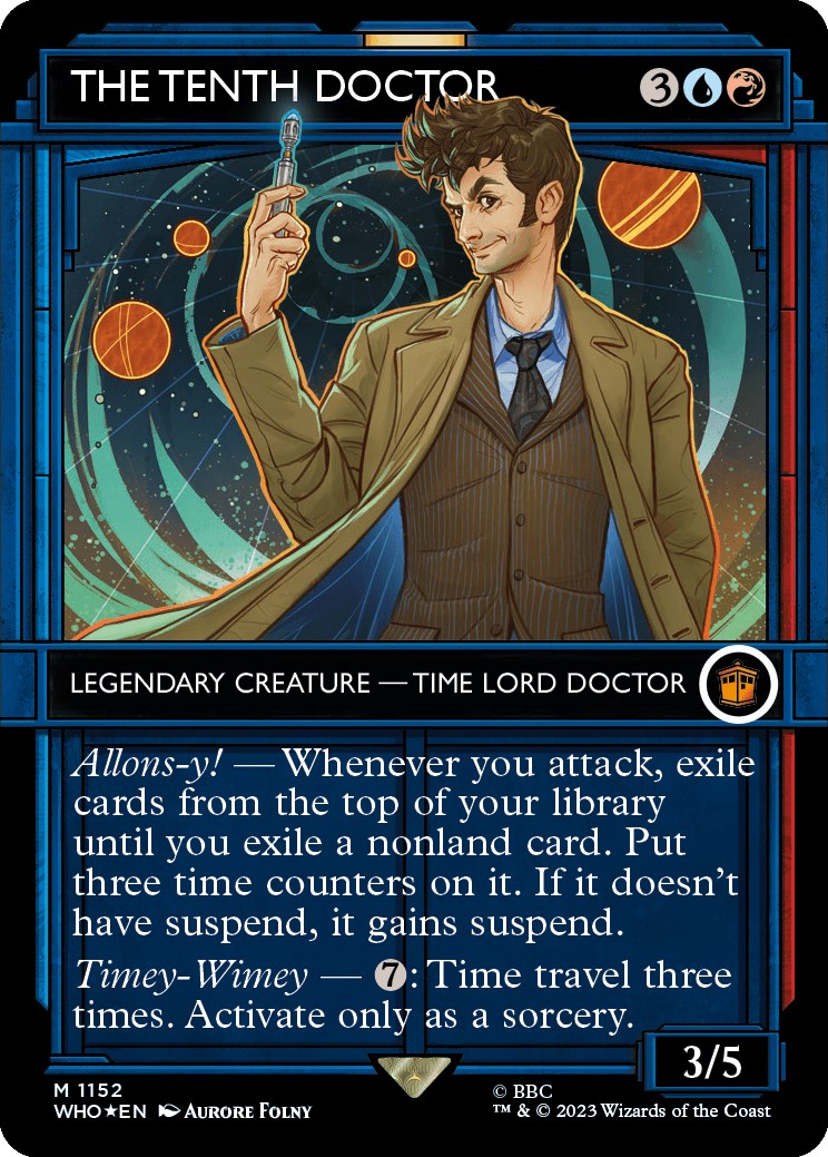 The Tenth Doctor (Showcase) (Surge Foil) [Doctor Who] | Exor Games Truro