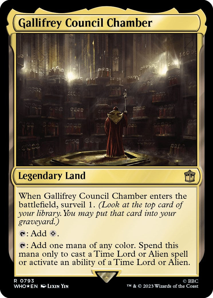 Gallifrey Council Chamber (Surge Foil) [Doctor Who] | Exor Games Truro